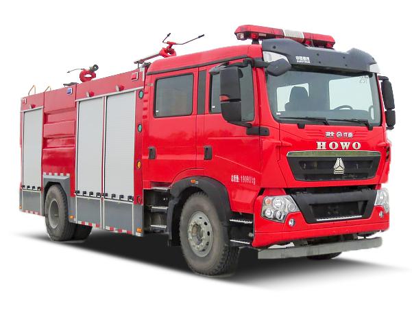 豪沃T5G干粉泡沫联用消防车技术规格书