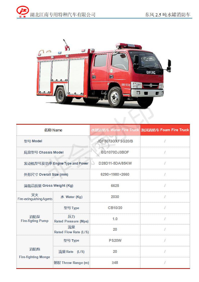 做外贸的有福了——我公司消防车产品宣传图册(中英文版)放送