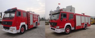 斯太尔王消防车和HOWO消防车比较区别