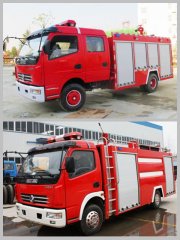东风多利卡3吨消防车和4吨消防车有什么不同？
