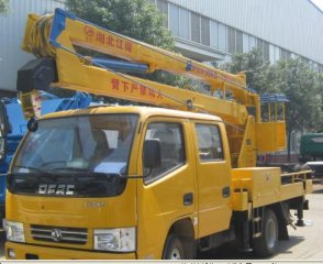 深圳一客户在我厂定购一辆东风12米高空作业车