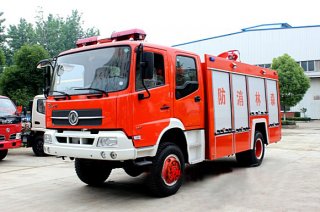 吉林长春森林消防局在我厂采购的东风天锦四驱森林消防车