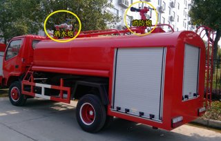 消防洒水车、消防车射程为什么比洒水车要远？