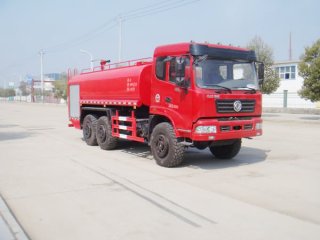 我公司新增东风6X6全驱越野消防洒水车
