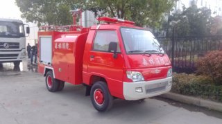 临汾尧丰农副产品批发市场斥资5.8万元添置一辆袖珍消防车