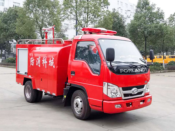 福田国五2吨小型消防洒水车图片