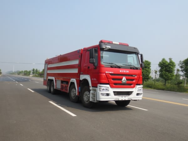 重汽豪沃25吨水罐消防车（JDF5410GXFSG240型水罐消防车）技术规格书