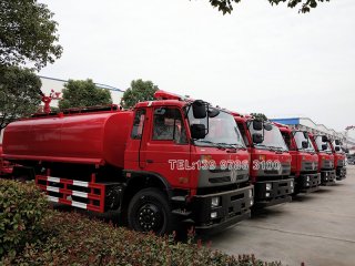 东风10吨消防洒水车技术规格参数
