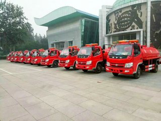北京市大兴区庞各庄镇政府采购的一批新型民用时风消防车顺利交付