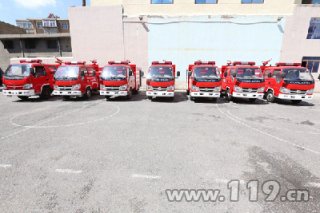 甘肃定西90万元购置7辆小型消防车用于农村消防