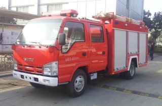 五十铃2吨水罐消防车详细技术规格
